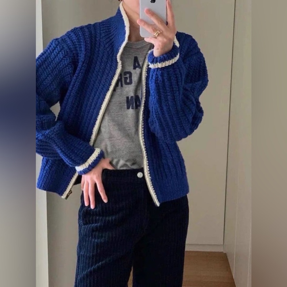 Korean Inverallan wool jacket